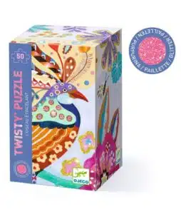 Glitterpuzzel de Verleidelijke Vogel - 50 stukjes