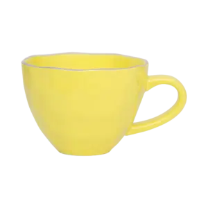 Good Morning Cup Cappucino /Tea Sculpted - Limelight