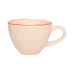 Good Morning Cup Cappucino /Tea Sculpted - Old pink