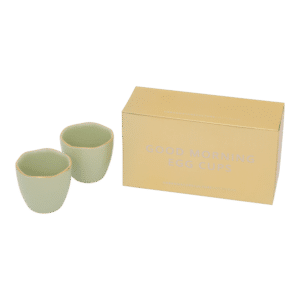 Good Morning Egg cup - Pale green - set of 2