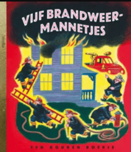 Gouden boekje - vijf brandweermannetjes