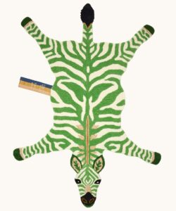 Grassy Zebra Rug - Large