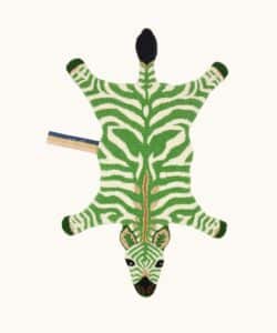 Grassy Zebra Rug - Small