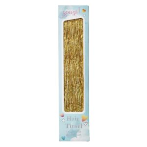 Haar Tinsel goud