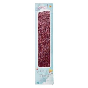 Haar Tinsel roze