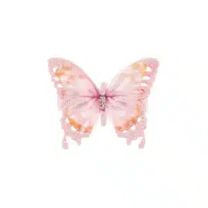 Haarklemmetje Carys Vlinder - Roze