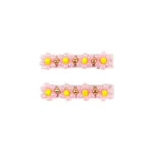 Haarklemmetje Evlyn roze - set van 2