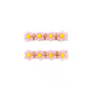 Haarklemmetje Evlyn roze - set van 2