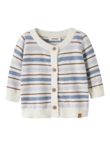 Hito LS Knit Card – Coconut Milk Dusty Blue