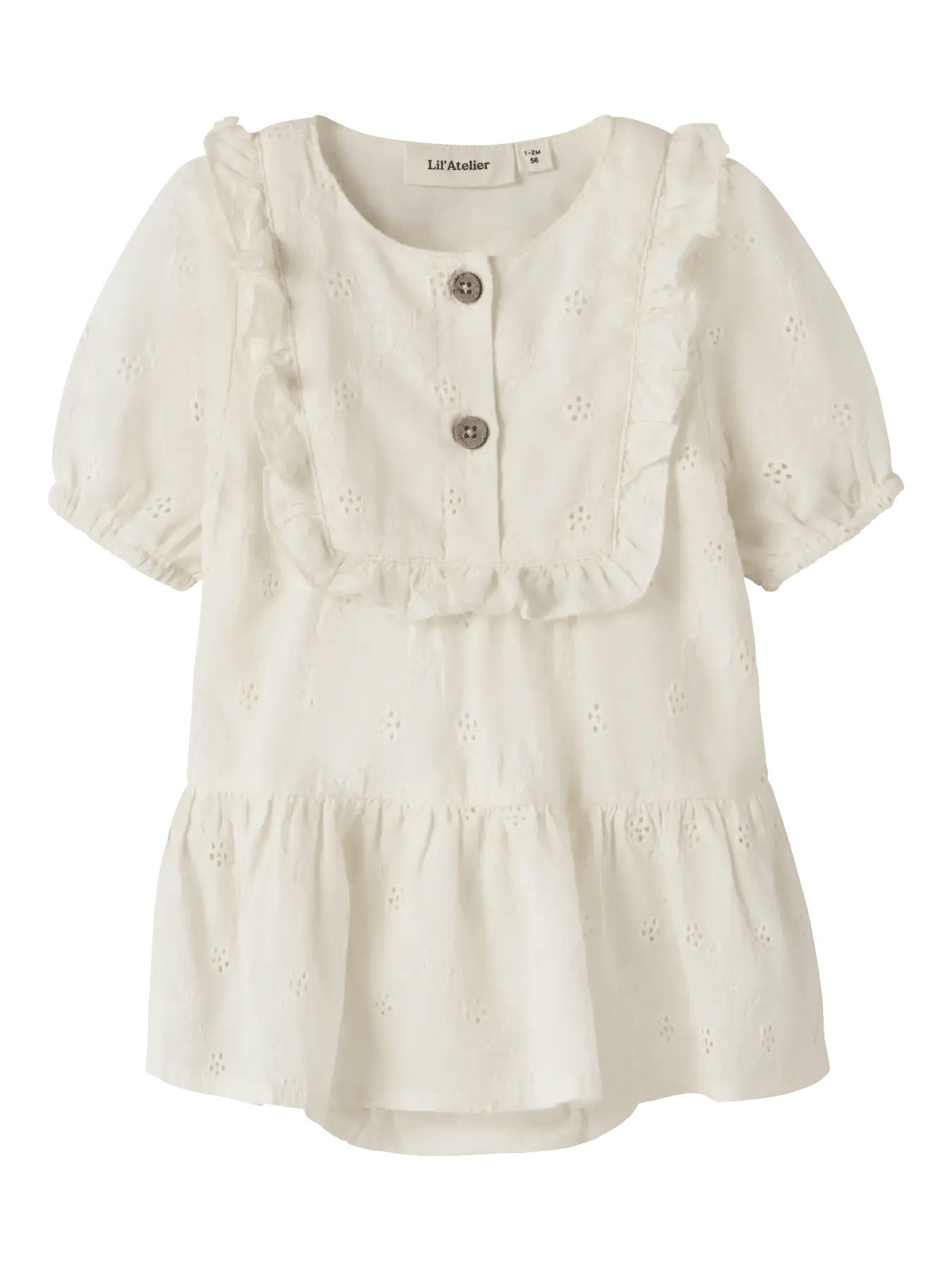 Hosa SS Loose Body Dress – Coconut Milk
