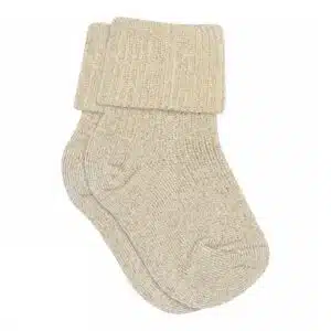 Ida glitter socks - Ecru 17/18
