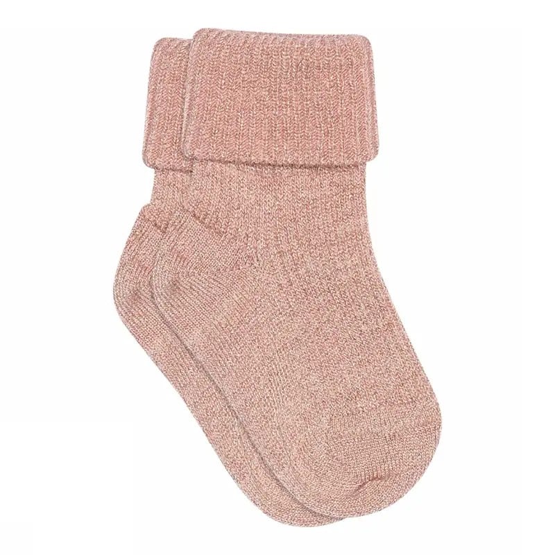 Ida glitter socks - Silver Pink 17/18