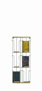 Iron card rack w/ cane - Green