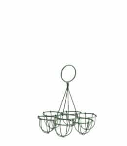 Iron egg holder - Green
