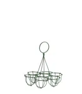 Iron egg holder - Green