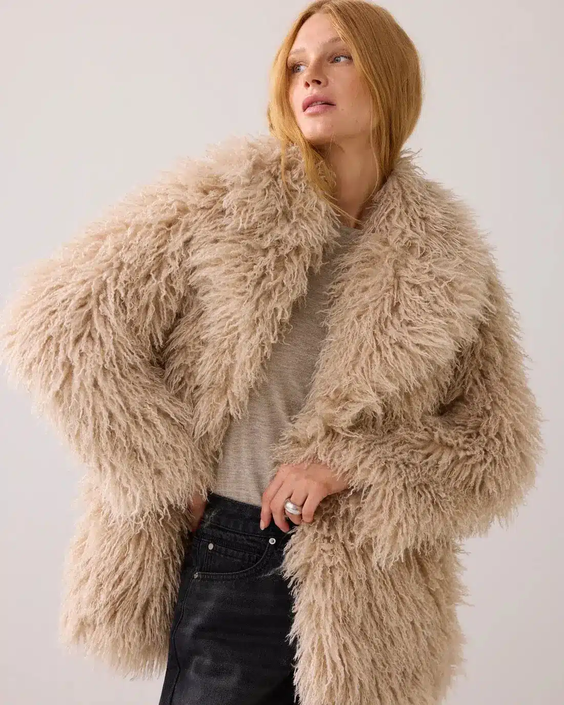 Jacket Faux fur - Alpaca S