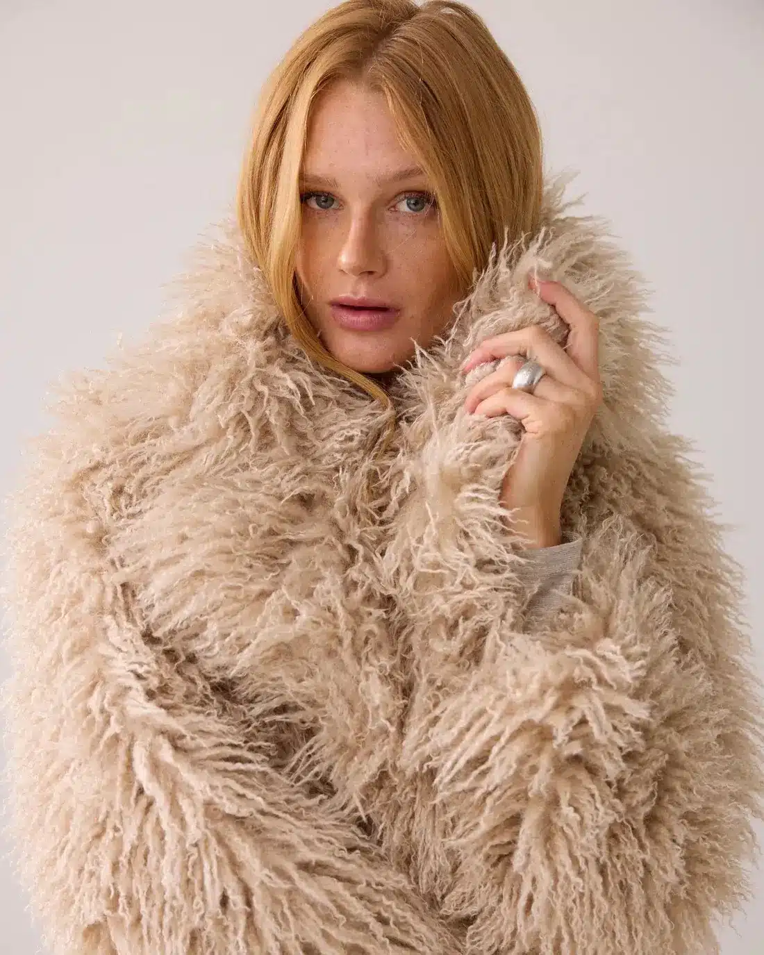 Jacket Faux fur - Alpaca S
