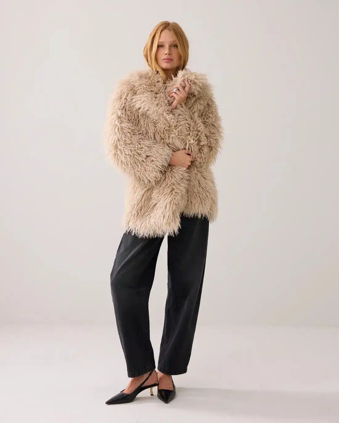 Jacket Faux fur - Alpaca S