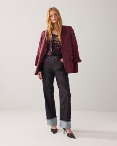 Jeans straight leg Twill comford denim – Gold