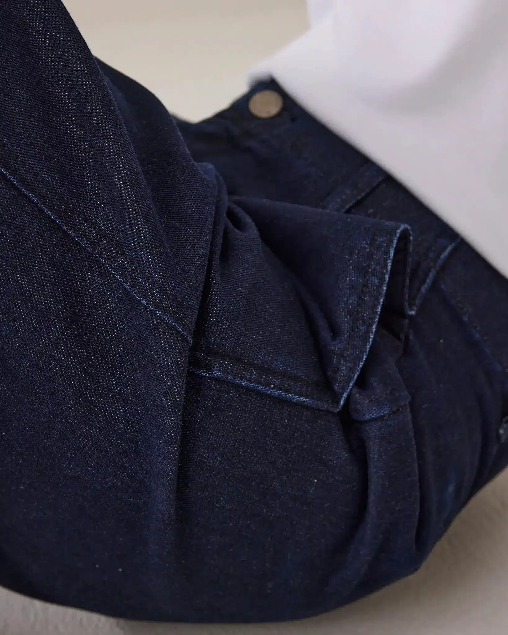 Jeans wide leg Cotton lurex denim – Nightbluedenim