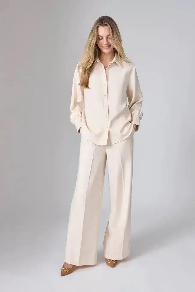 Julia pants Caravella - Ivory