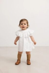 Jurk Delsa B - Gentle White 6M/68