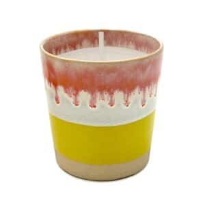Kaars Ceramic Boho 10 cm - Amarillo Mimosa