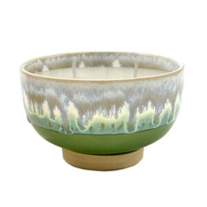 Kaars Ceramic Boho 7x12cm Verde - Green Bamboo