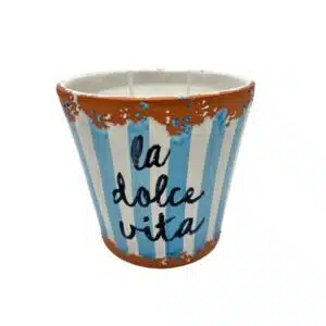 Kaars Vela Ceramica 14x12,5 cm - Mar Adriatico