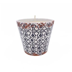 Kaars Vela Ceramica 14x12,5cm - Zwart/Vijgen