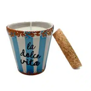 Kaars Vela Dolce Vita Azul 8cm - Mar Adriatico