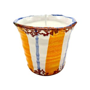 Kaars Vela Hamaca Amarillo 11x9cm - Citronella