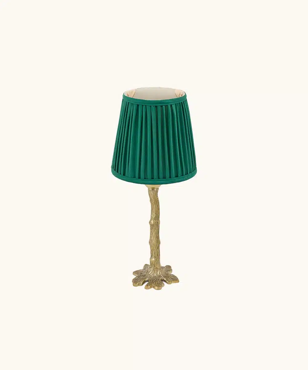 Kiara Lampshade Silk 16cm - Emerald