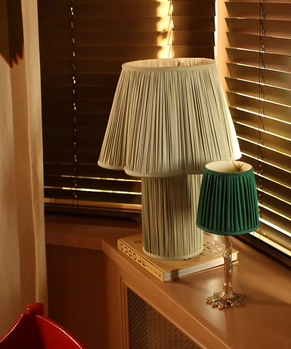 Kiara Lampshade Silk 16cm - Emerald