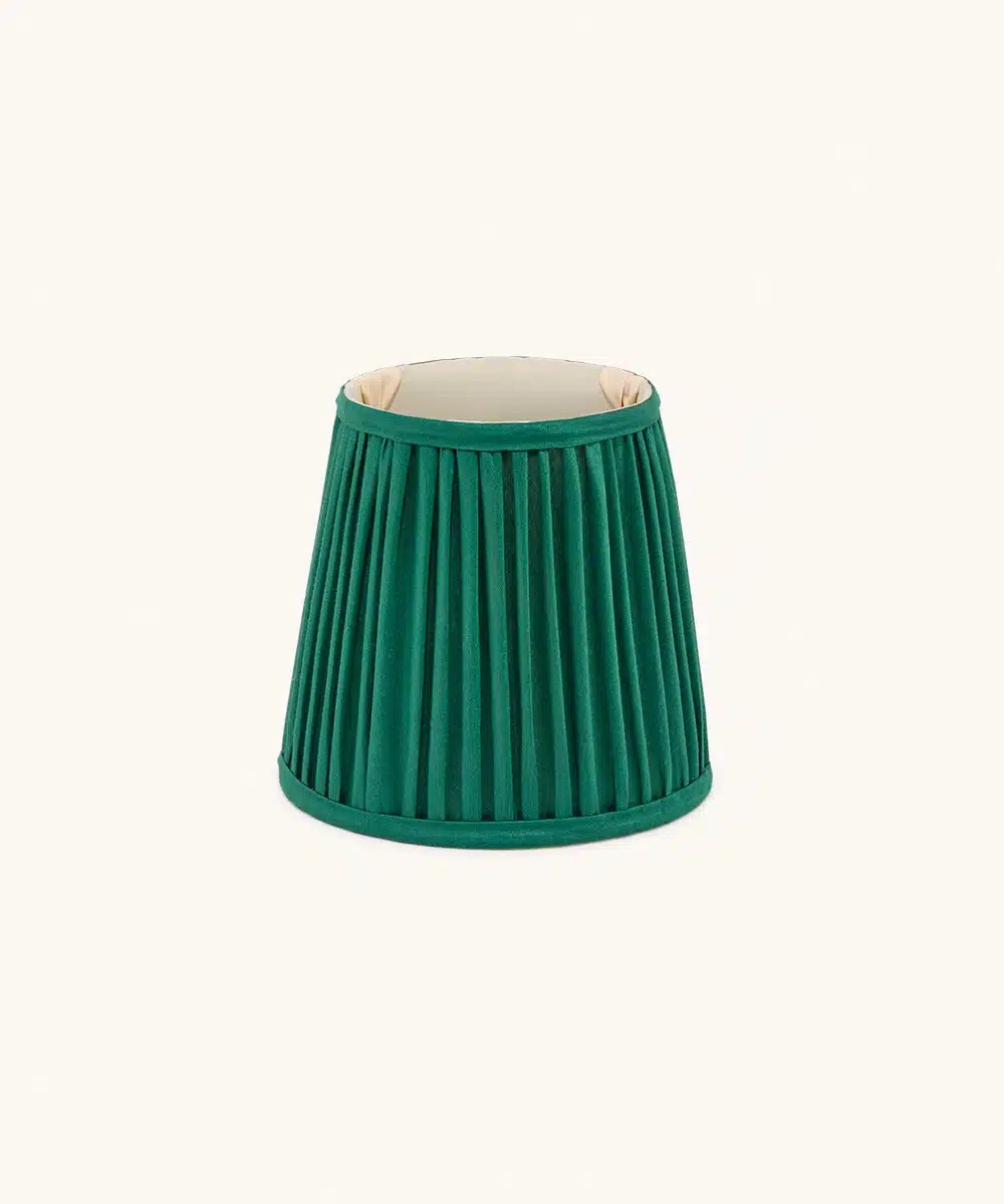 Kiara Lampshade Silk 16cm - Emerald
