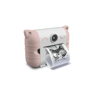 Kidyprint - Fototoestel met thermische printer roze