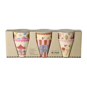Kinderbeker Fun Fair (roze) - set van 6
