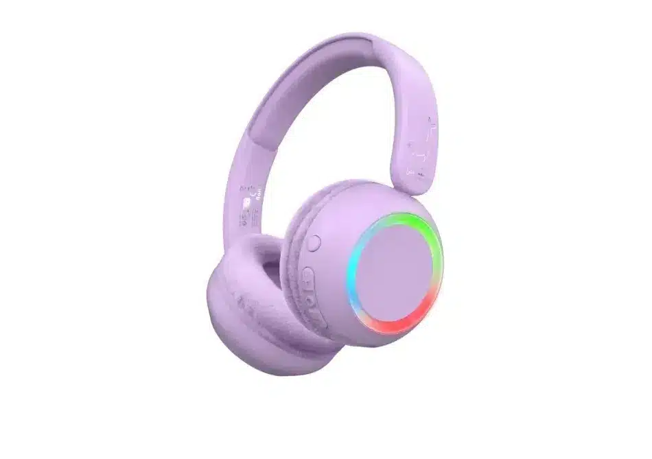 Koptelefoon met lichtjes - Purple