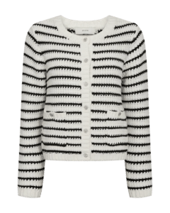 Kotom Cardigan - Jet Stream w, black