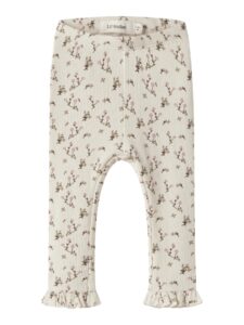 Lago Mer Slim Leggings - Turtledove Rose Flower