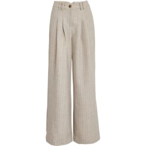 Lainey HW Pant - Fog Sand Stripe