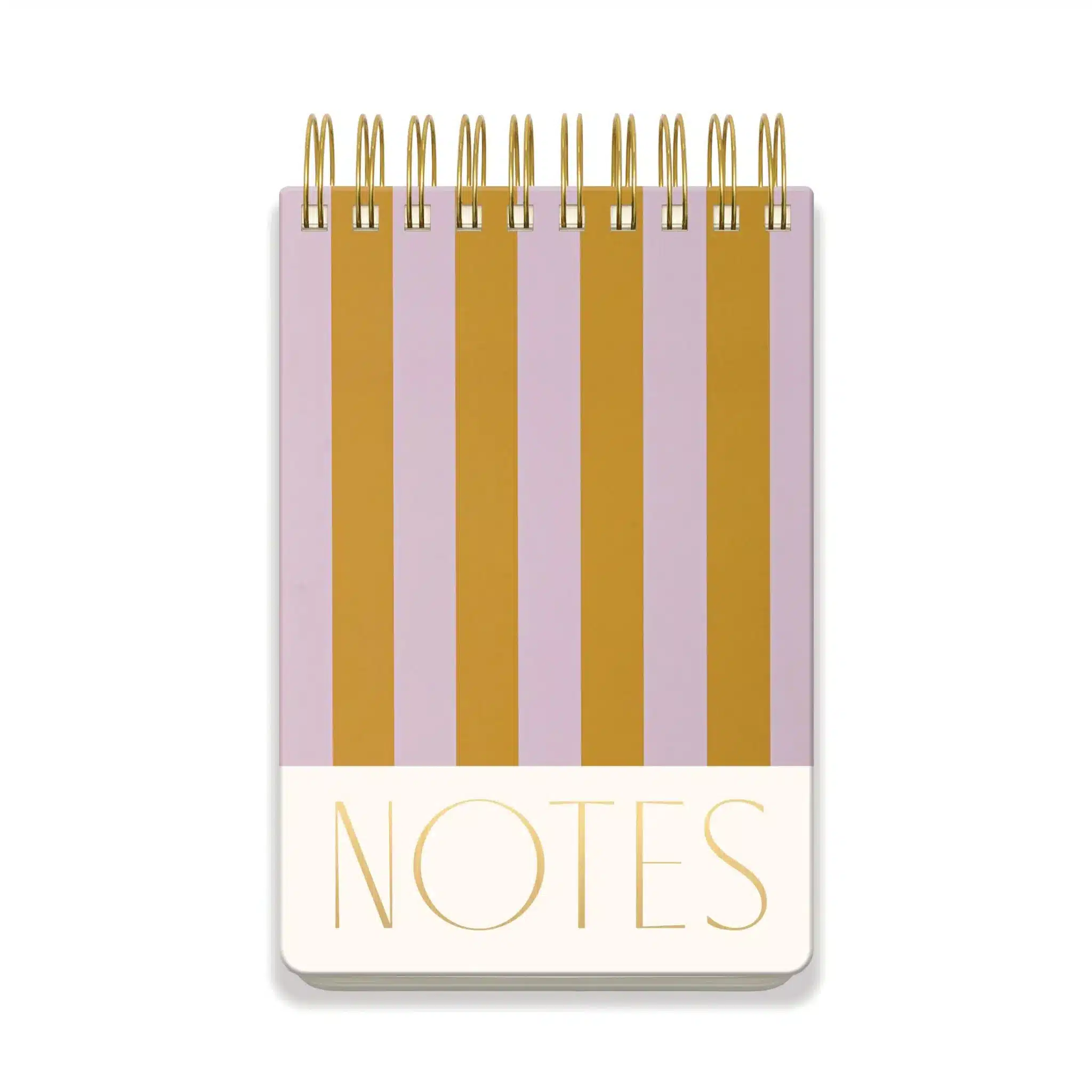 Large Chunky Notepad Stripes - Lilac/Ochre