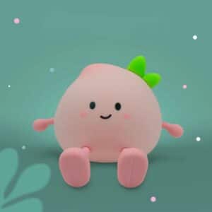 LED Lamp Peach