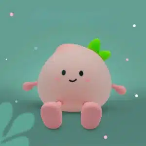 LED Lamp Peach
