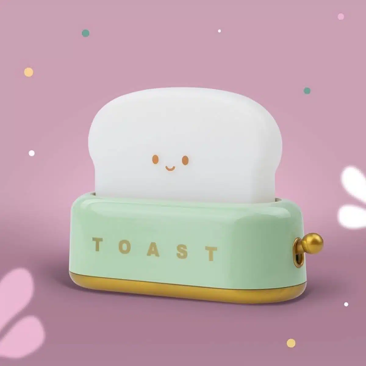 LED Lamp Toaster Green