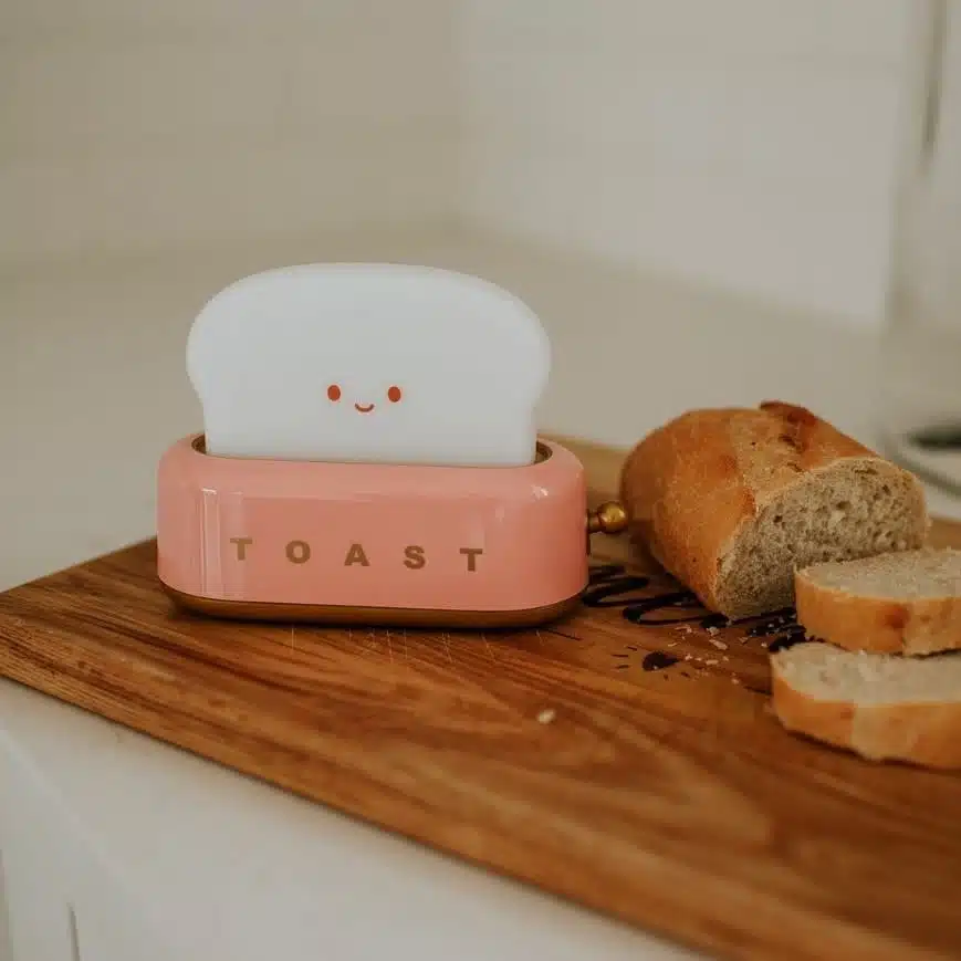 LED Lamp Toaster Pink