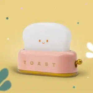 LED Lamp Toaster Pink