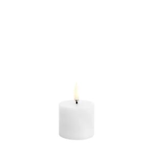 LED Pillar candle 5x4,5 cm - Nordic White