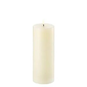 LED pillar candle Smooth - 7,8x20 cm - Ivory