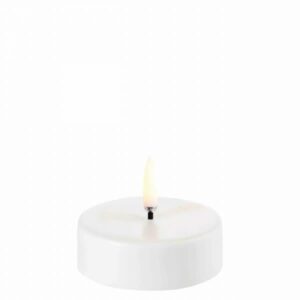 LED tealight maxi Smooth, 6,1x2,2 - Nordic white